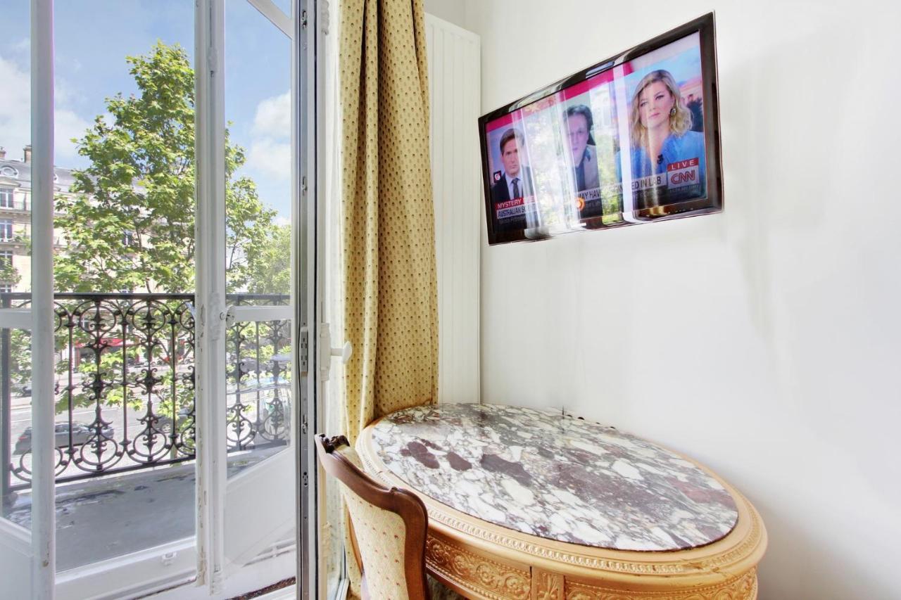 Suite Junior Avec Balcon Et Vue Sur Arc De Triomphe Parijs Buitenkant foto